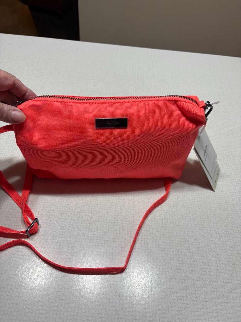 NWT jujube Bright Orange Bag/Sack with strap for Satchel, Crossbody or Shoulder